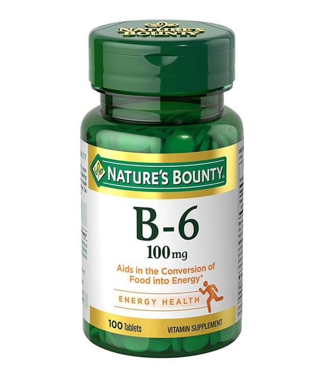 NATURE'S BOUNTY | B-6 100 MG ENERGY HEALTH TABLETS